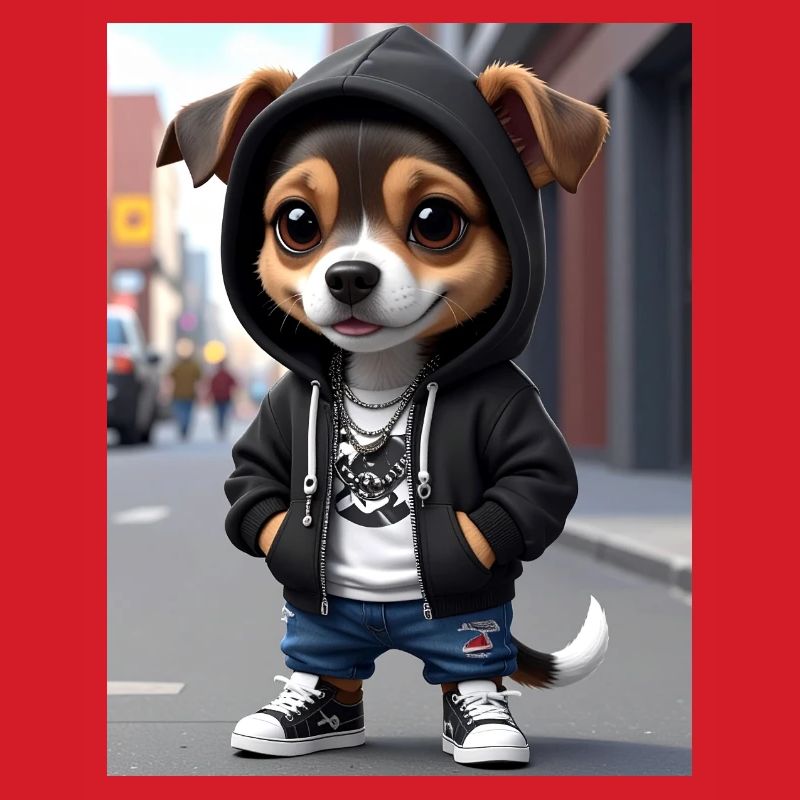 Street Pup Kapuzenpullover