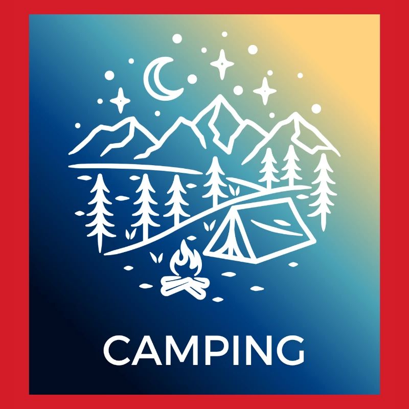 Night Forest Camping Camping