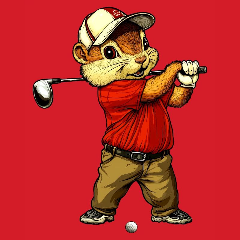 Streifenhörnchen Golf
