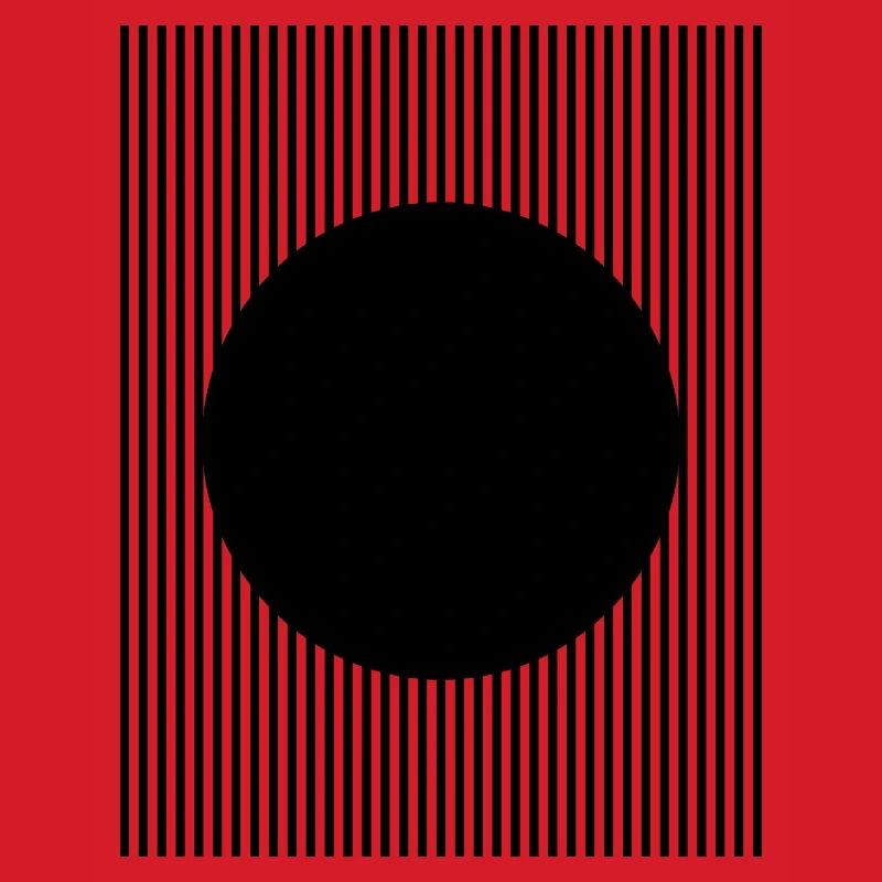 Black circle shape design