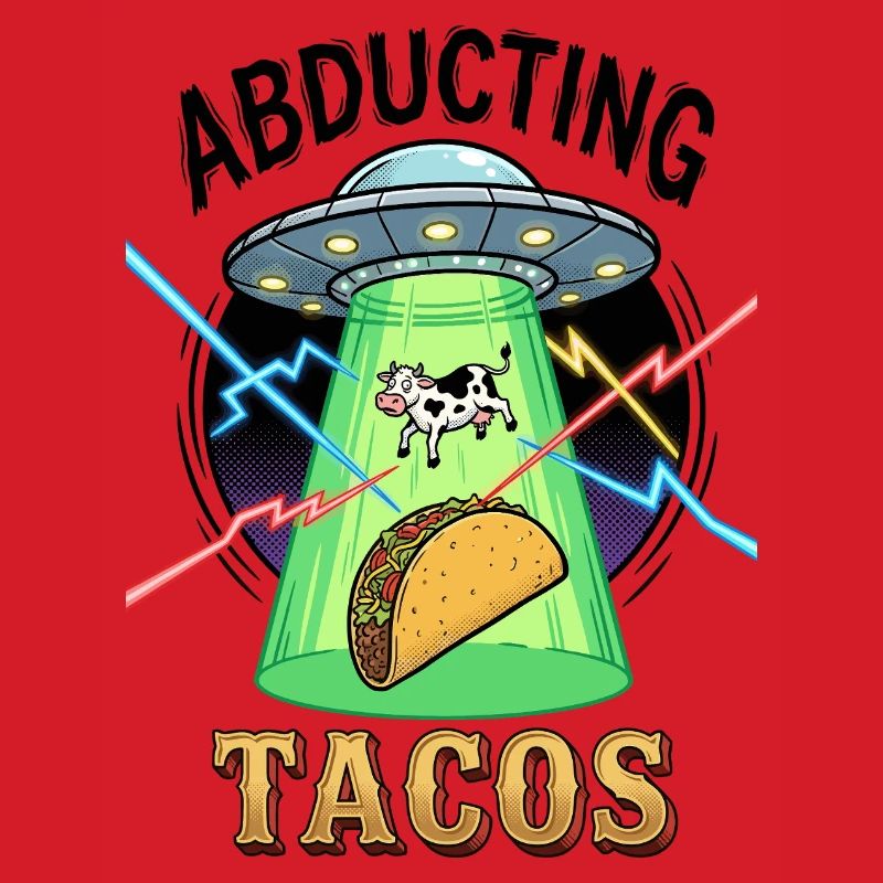 Abducting Tacos Alien