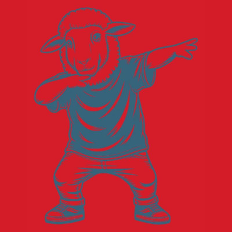 Schaf dabbing