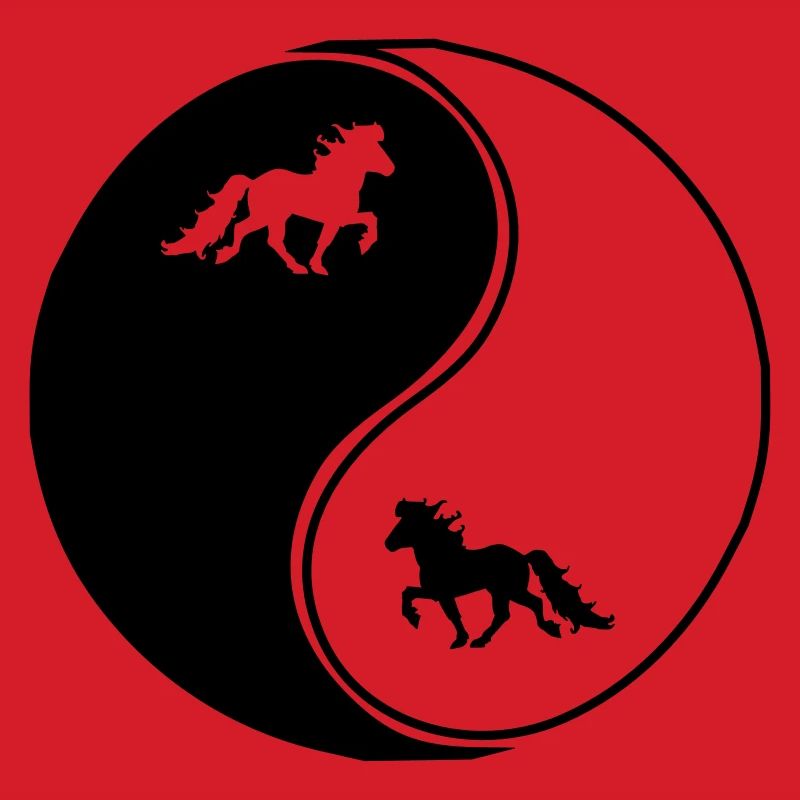 Islandpferde Yin Yang Freizeitreiten Pferd