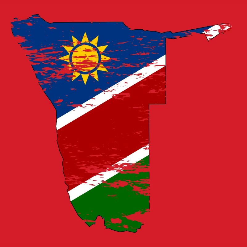 Namibia map used
