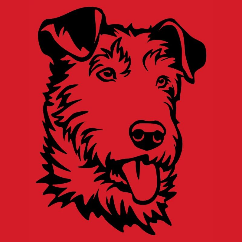 Irish Terrier Kopf