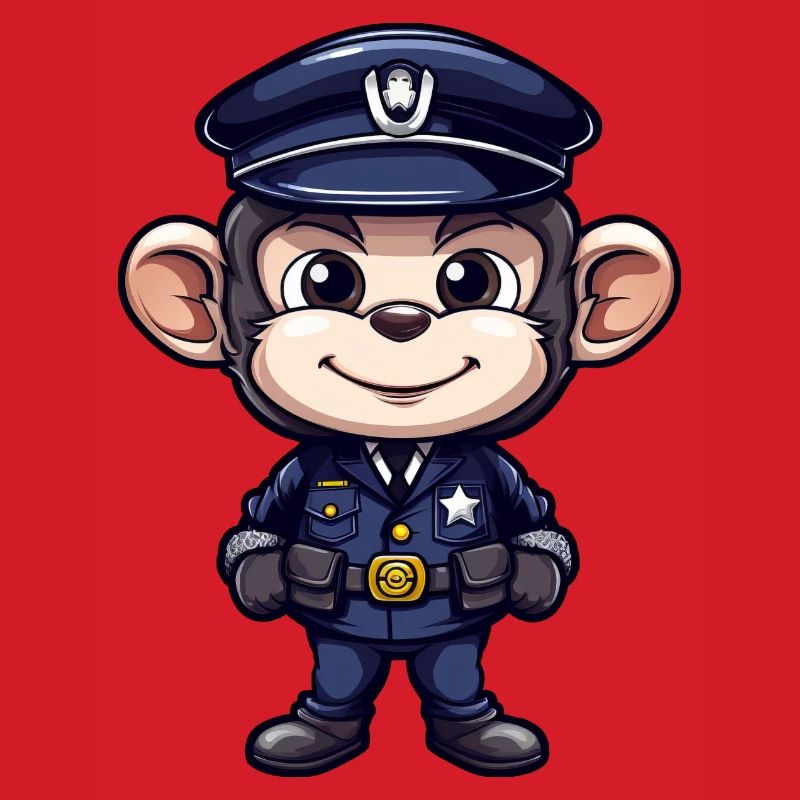 Polizei Äffchen