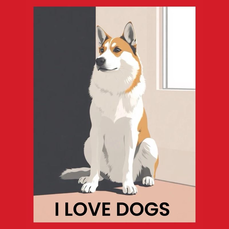 Hundefreundschaft Illustration