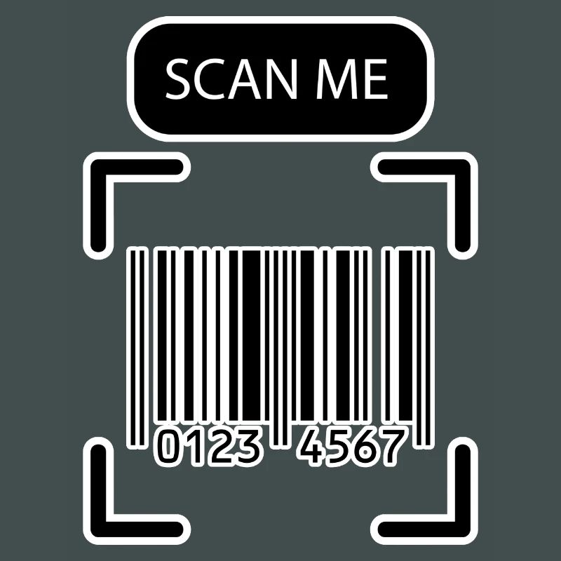 SCAN ME code-barres Funny Design
