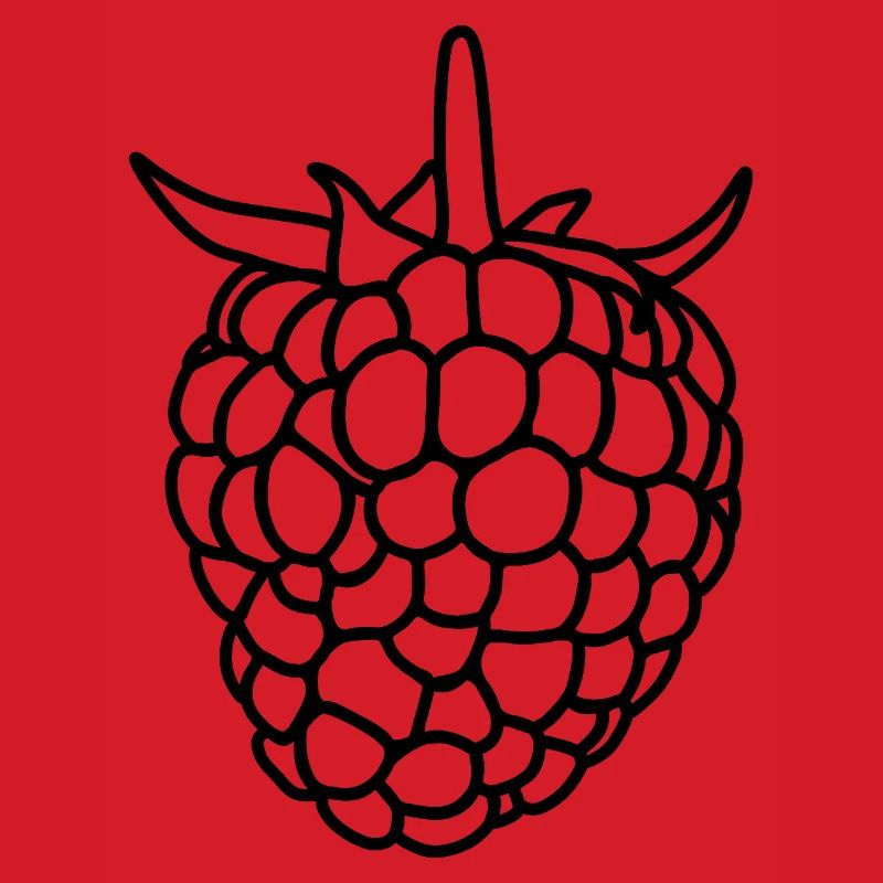 Raspberry Silhouette