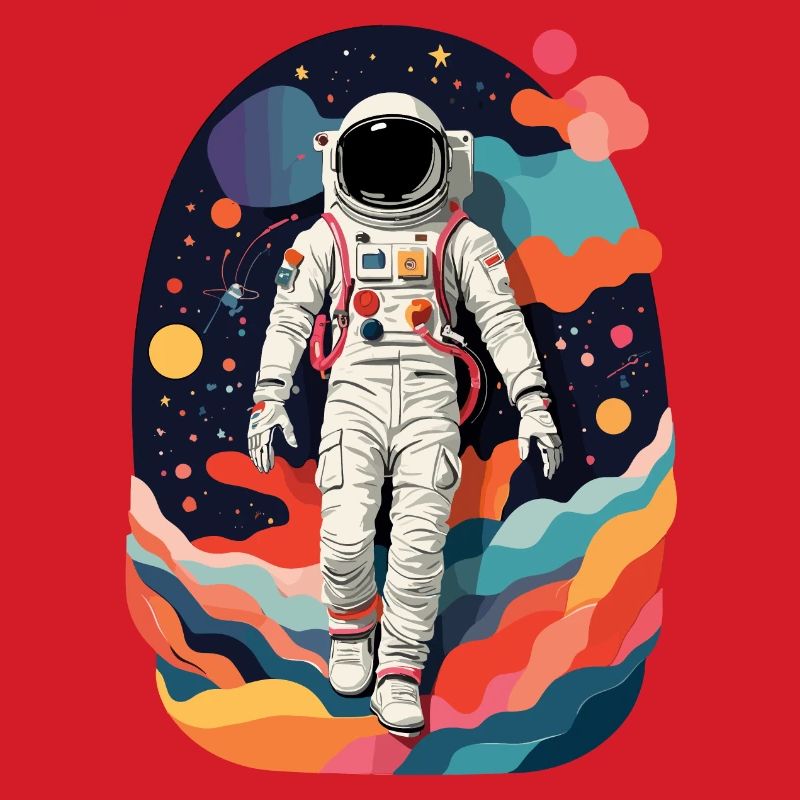 Bunte Astronauten Bild