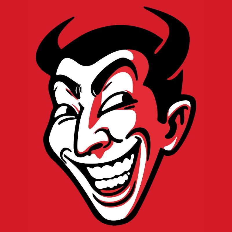 Conception expressive de visage comique souriant