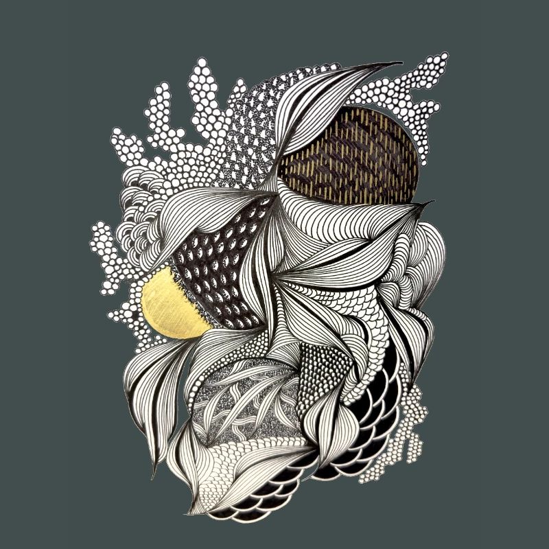 Leaf Fabric Feather Light Pattern