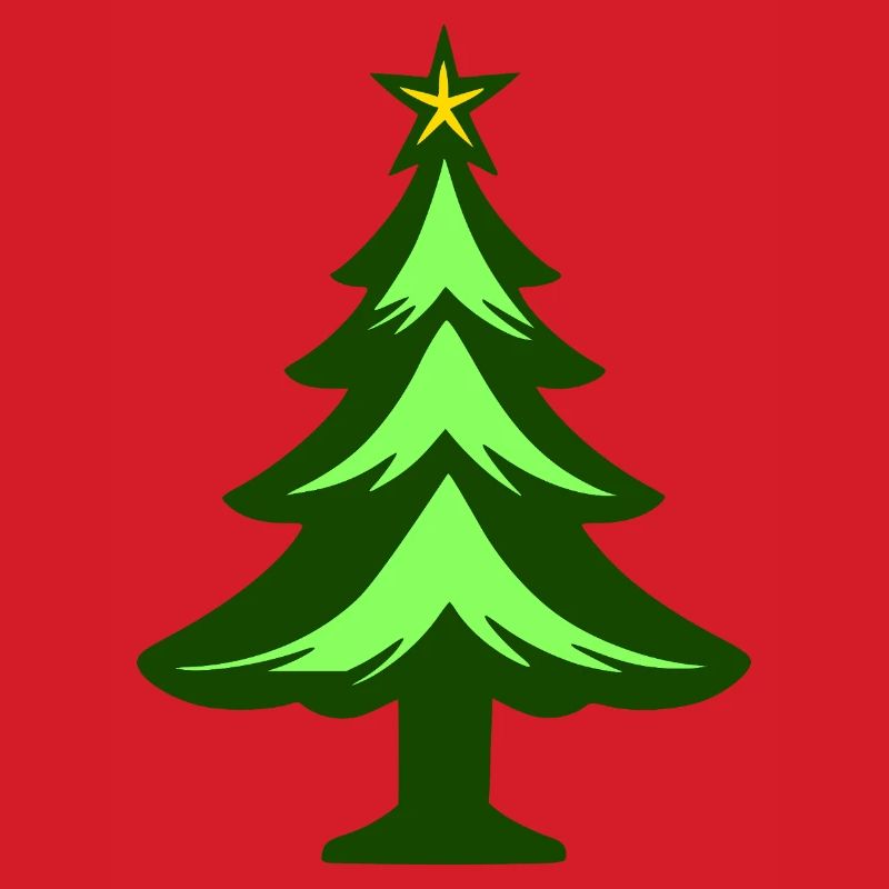 Simple Christmas Tree Graphic