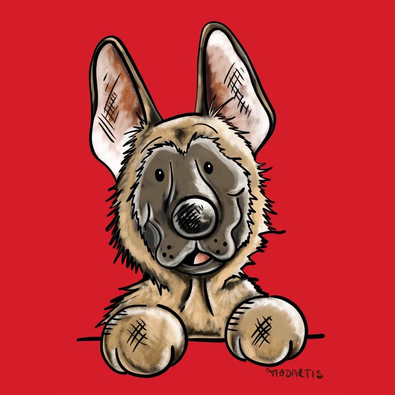 Neugieriger Malinois