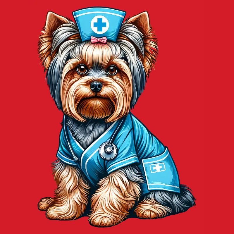 Yorkshire Terrier Krankenschwester