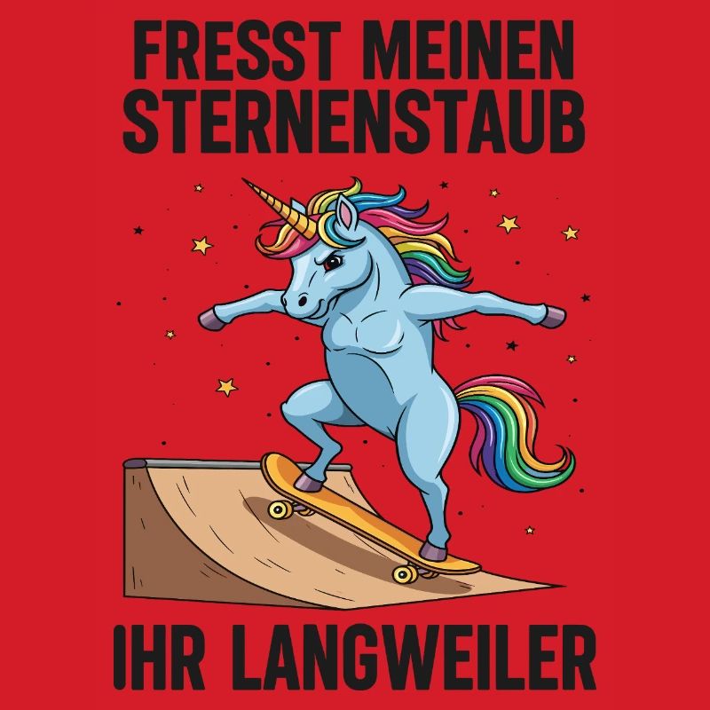 Skateboard-Einhorn