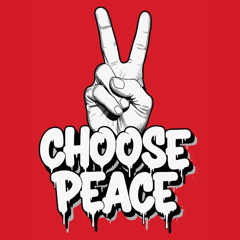 Choose Peace Graffiti