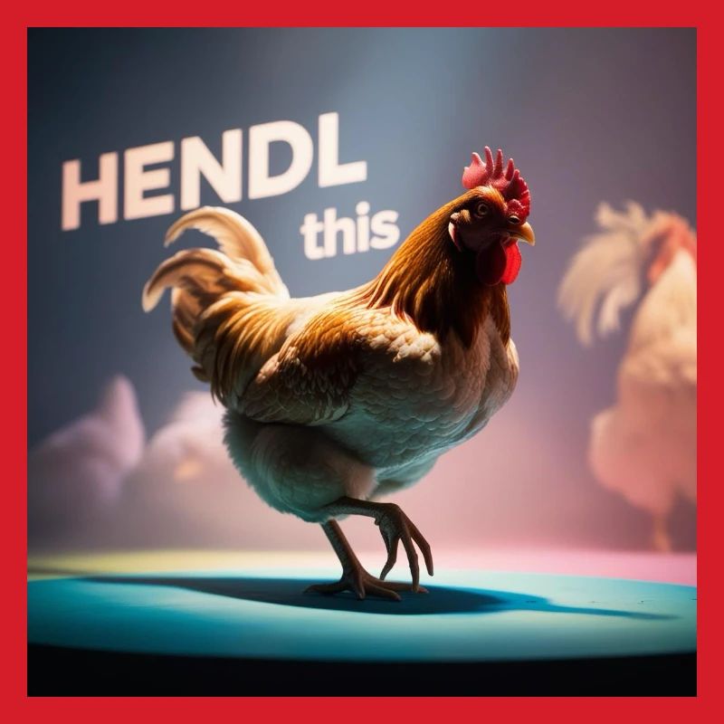 Cool chicken "Hendl this"