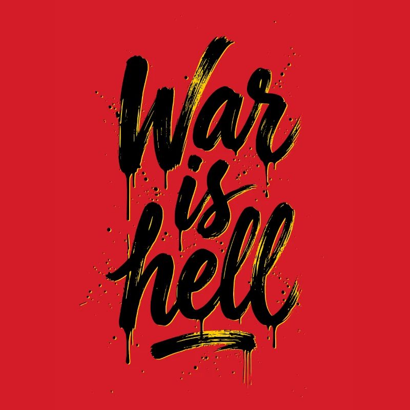 Script Yellow Graffiti Brush sur Black War, c’est l’enfer