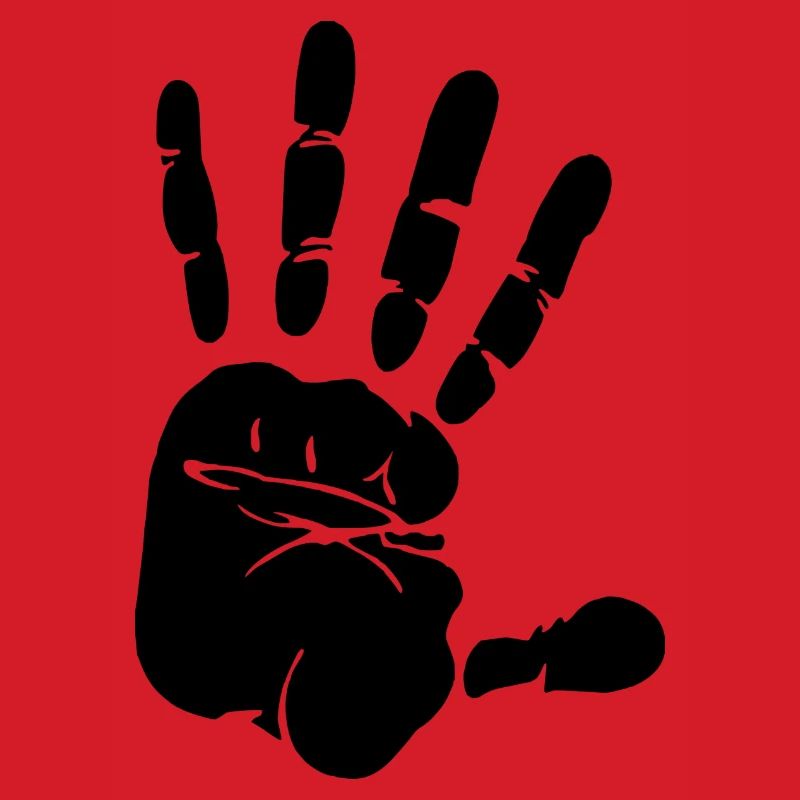 Limitiert - schwarze Hand - Geschenk - Idee