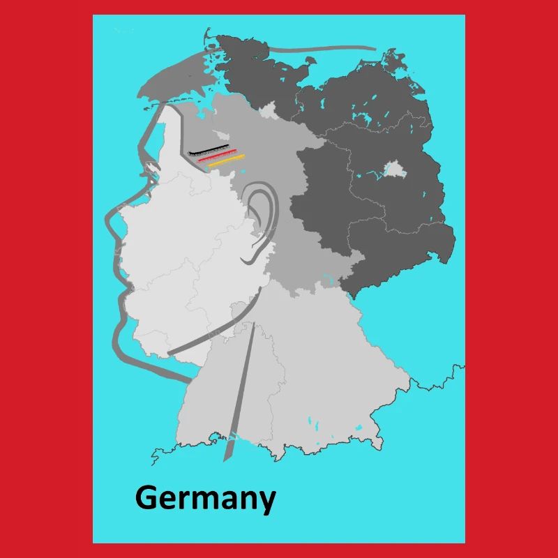 Germany Gradient Map