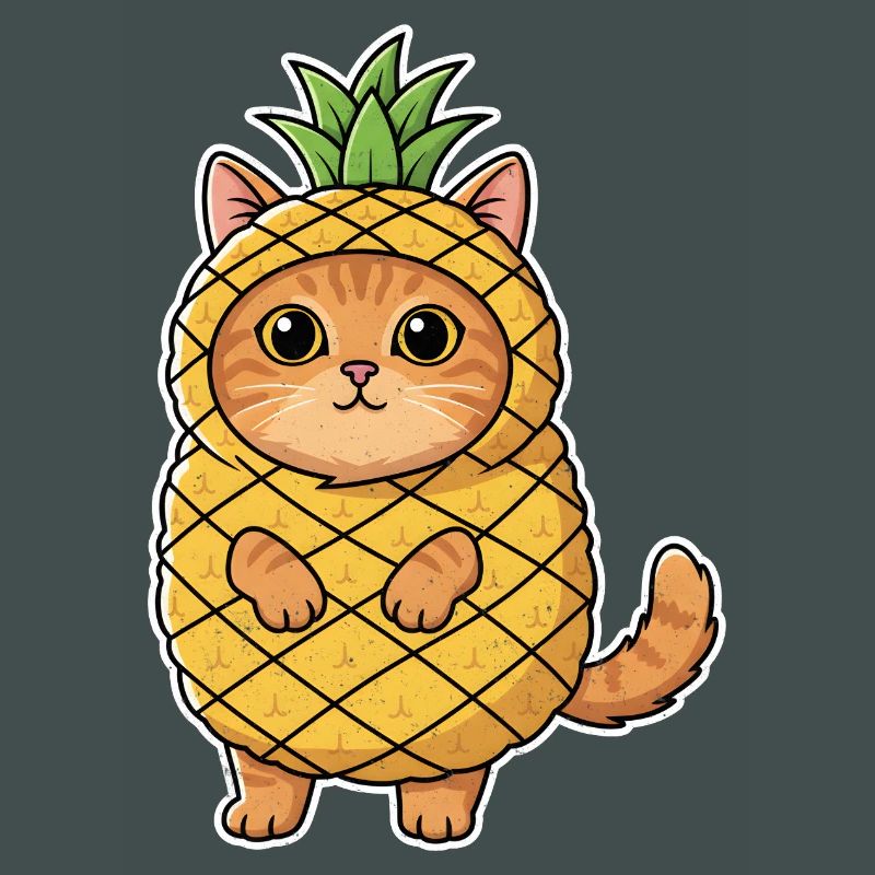 Ananas-Katze