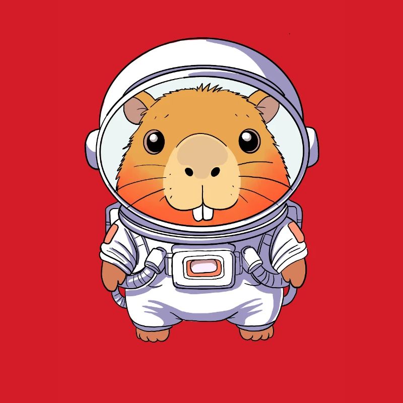 Capybara Astronaut