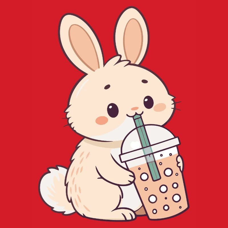 Rabbit Bubble Tea Sweet