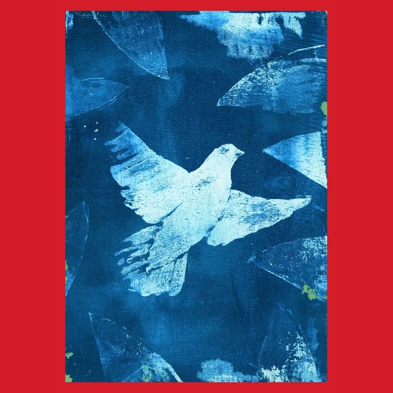 Blue Dove Peace Visual