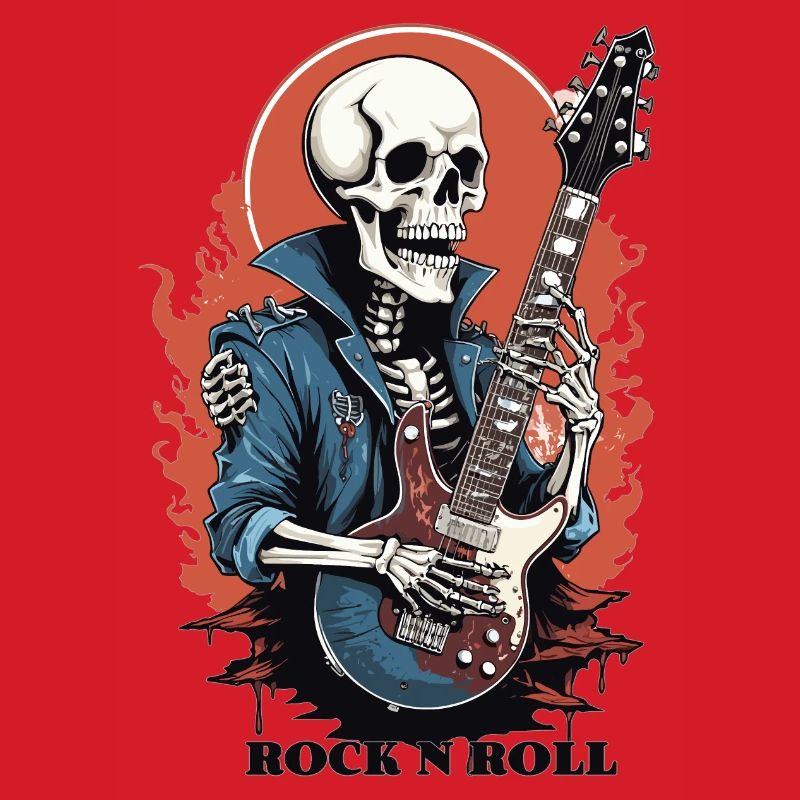 Rock 'n' Roll Skelett