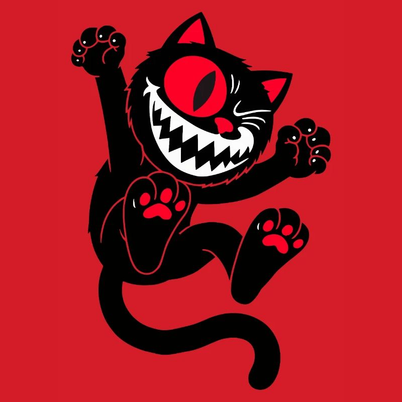 Springende Katze