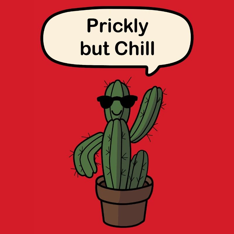 Prickly But Chill Cactus