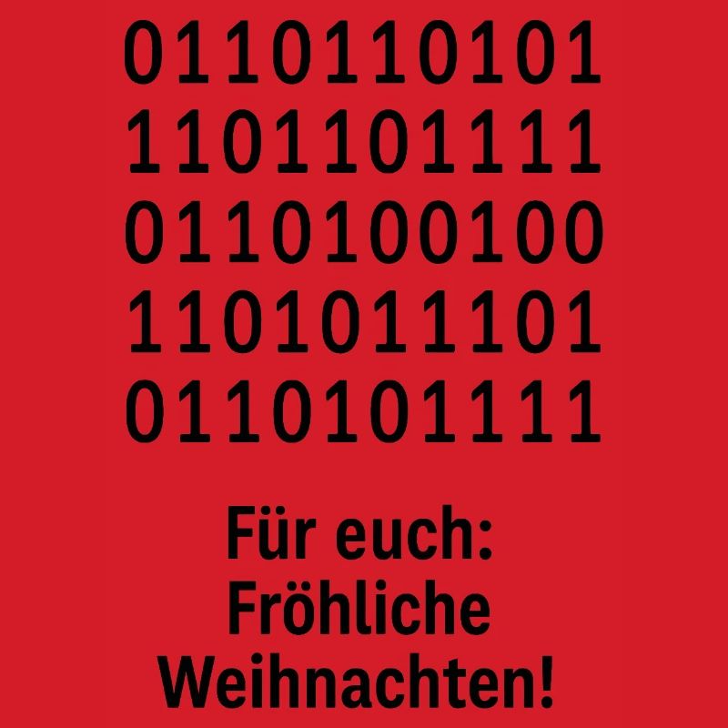 Christmas Code Binary Pattern