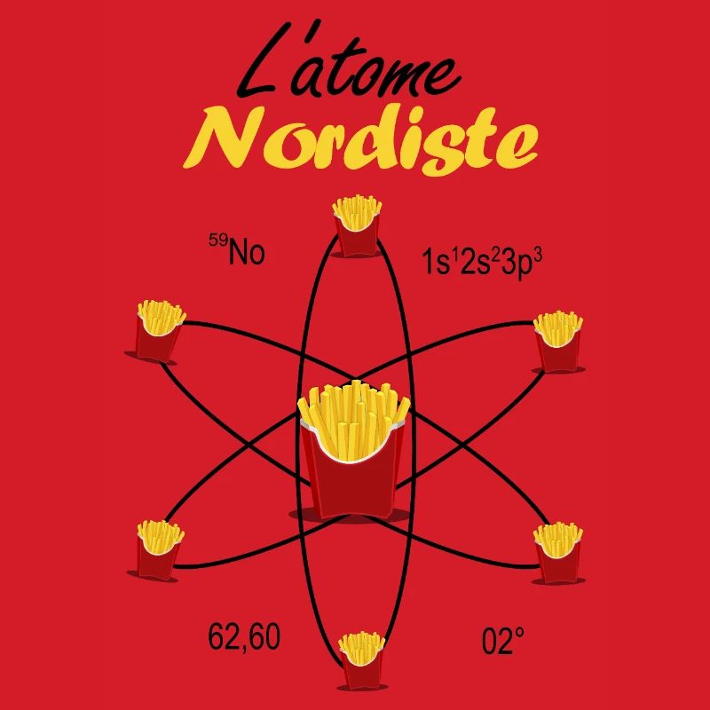 Nördliches Atom Geschenk Ch'ti Science Pride Emblem