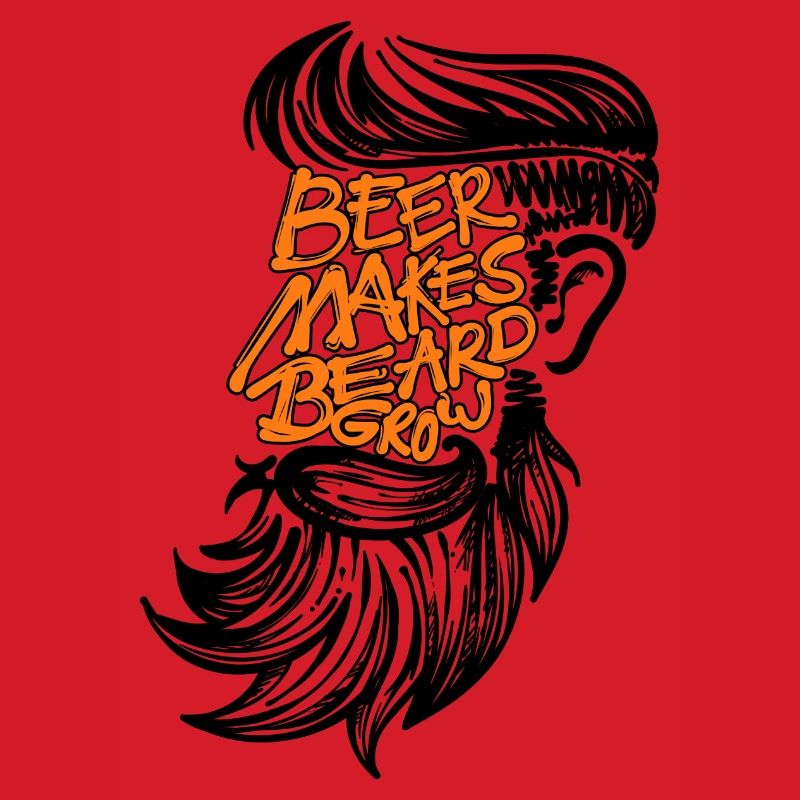 Bart Statement Humorvoll Vollbart Bartträger