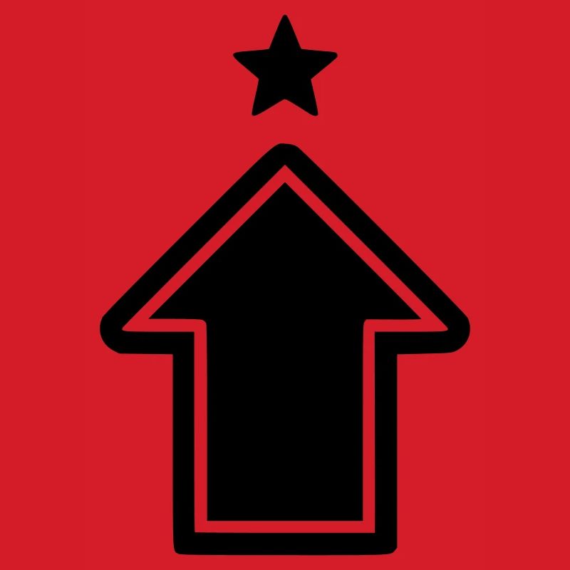 Pfeil Aufstieg Symbol