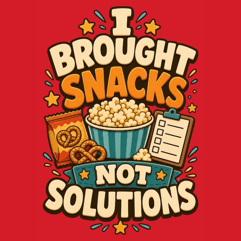 I Brought Snacks Not Solutions