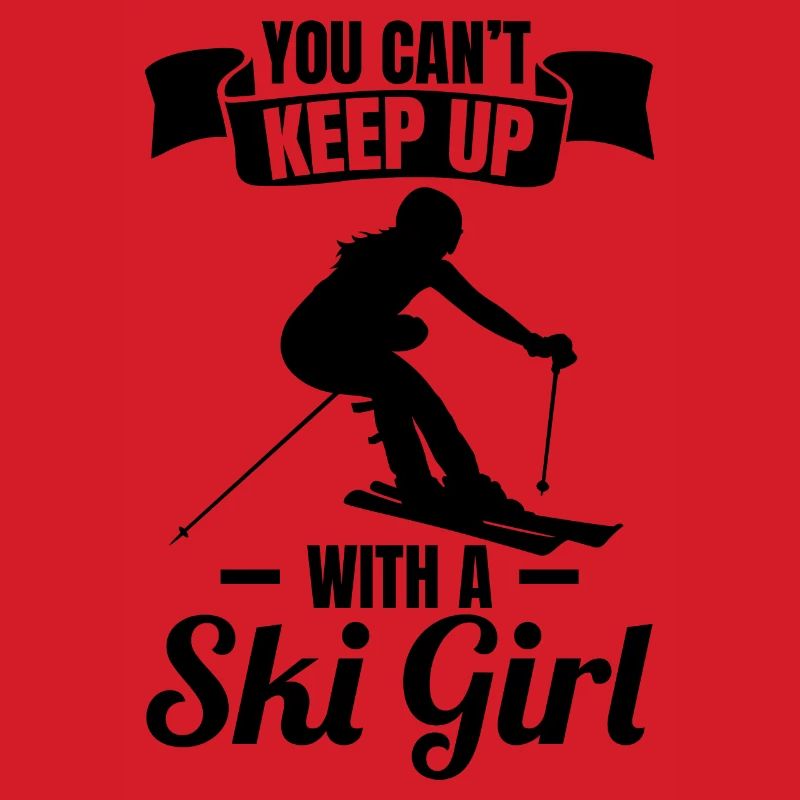 Skifahrer Mädchen