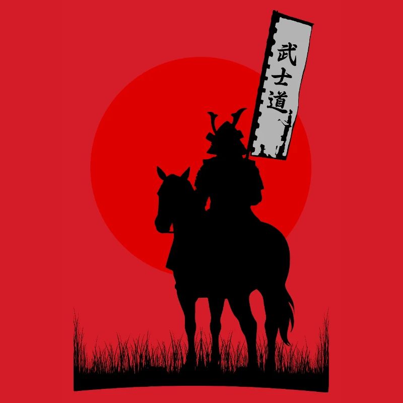 BUSHIDO, SAMURAI-KRIEGER-CODE | 8K SAUBERE SILHOUTTE