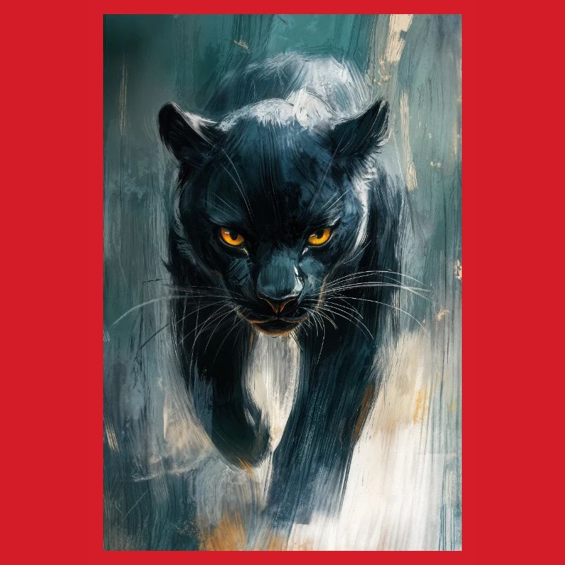 Illustration eines Panthers