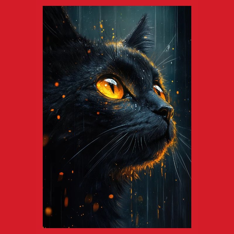 Illustration einer Katze