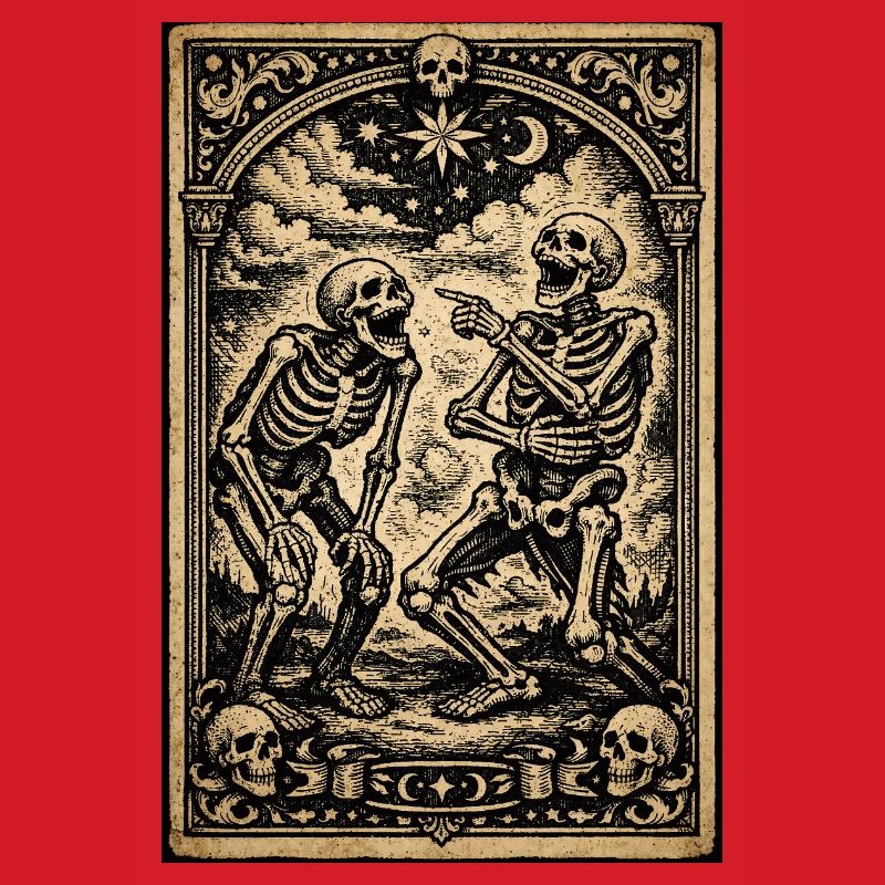 Skelett-Serenade unter den Sternen