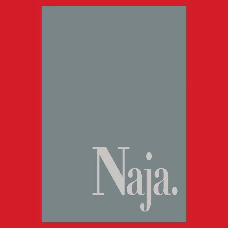 Typografie Poster Naja.