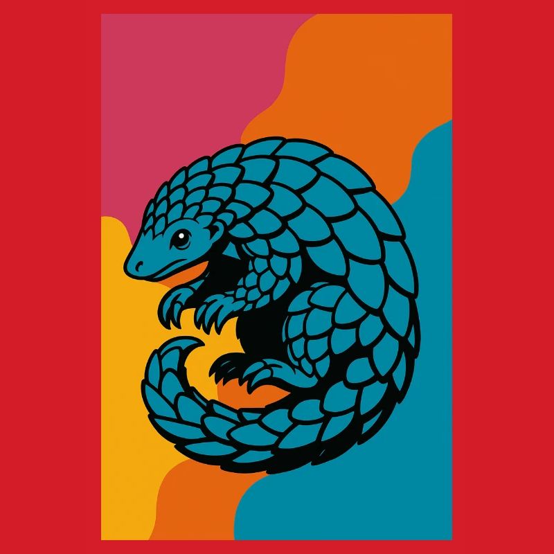 Pangolin Pop Art