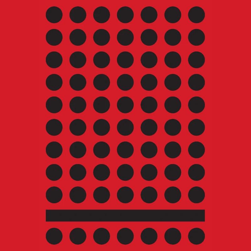 Monochrome Dot Grid Pattern
