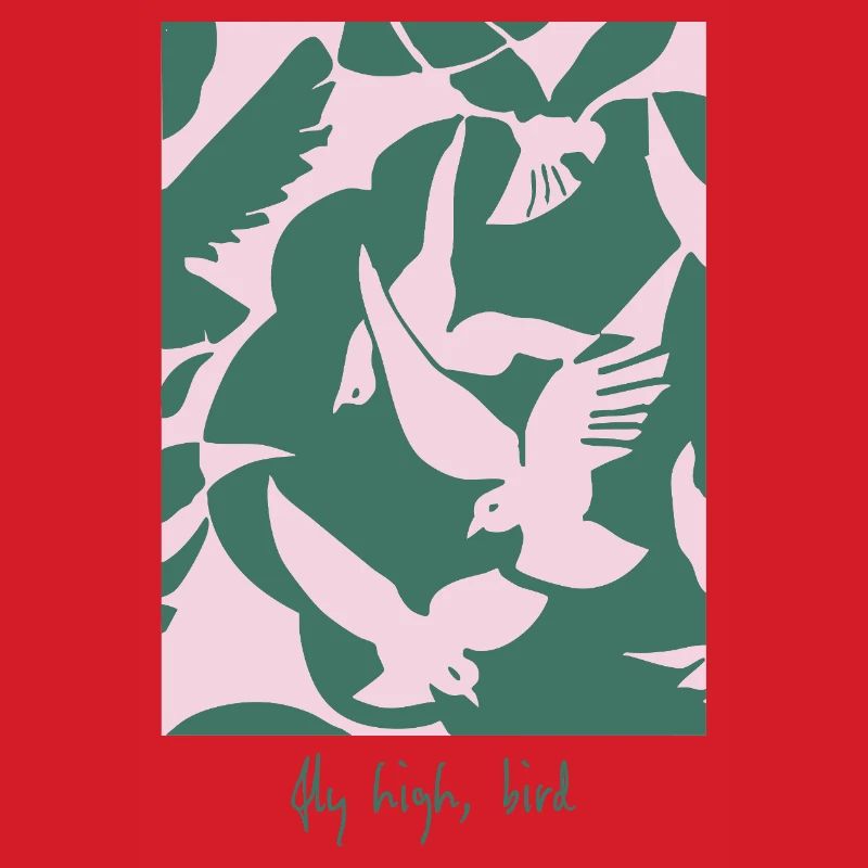 Fly High, Bird – Elegantes Vogel-Design