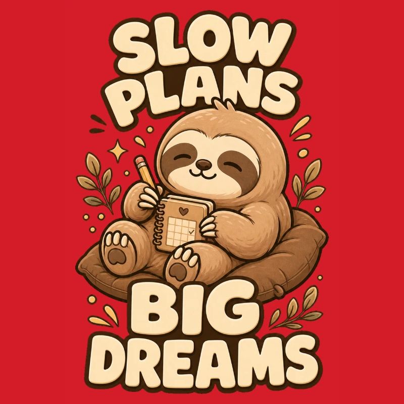 Slow Plans Big Dreams Sloth