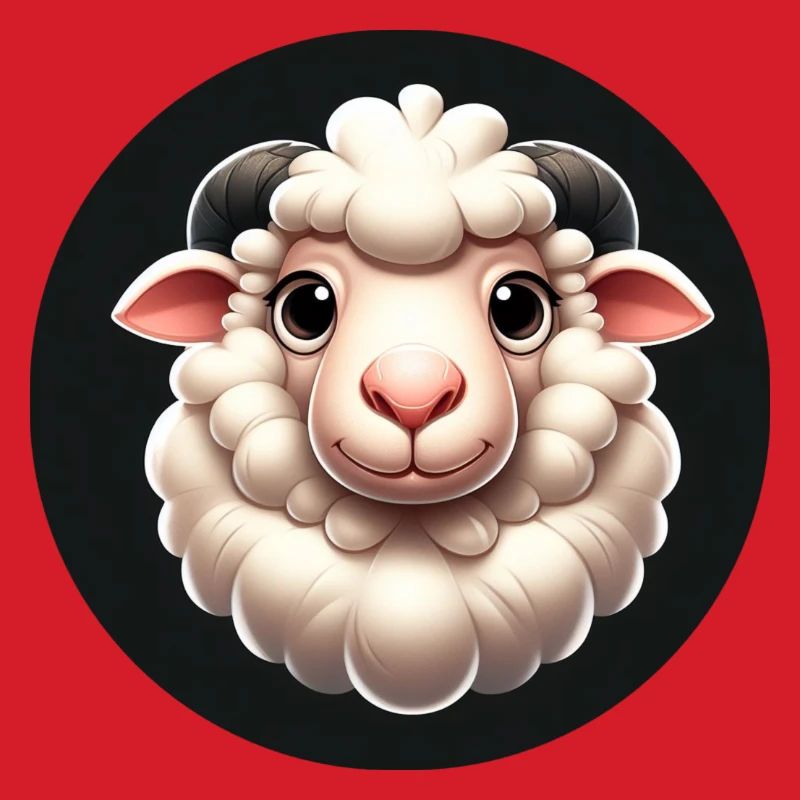 3D Graphic Sheep White