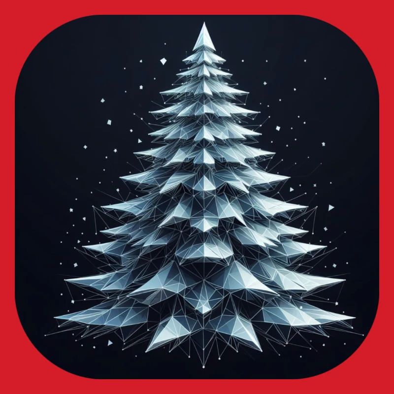 Christmas Tree Fir Tree Polygons Green