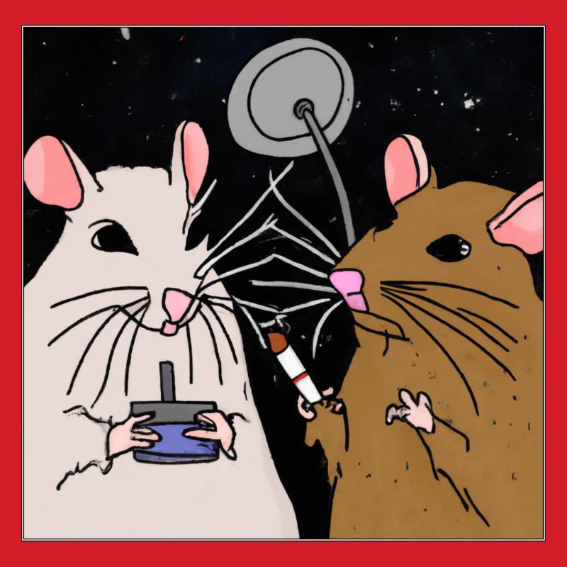 Fumer des rats dans l’espace.